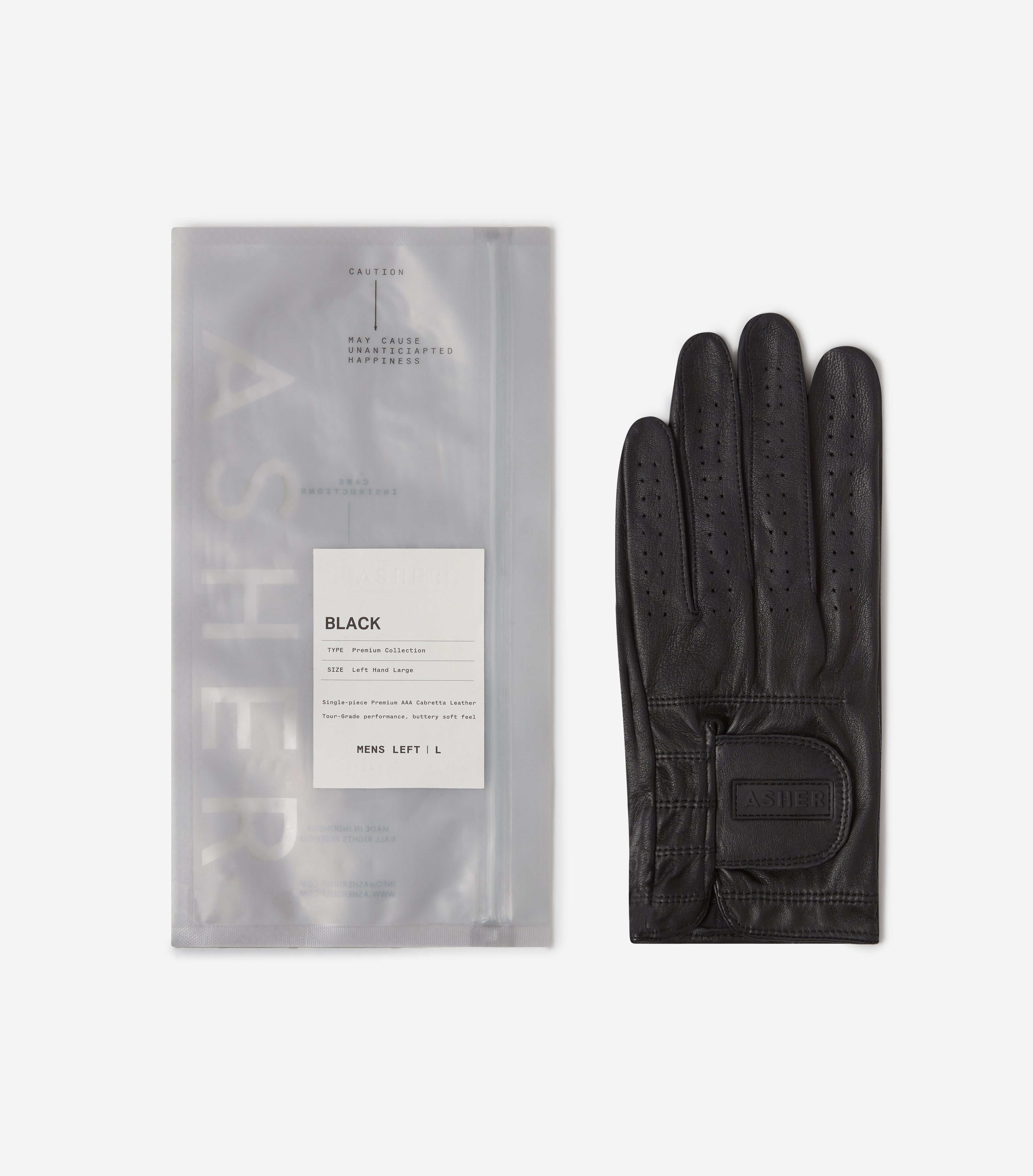 Women's Major Golf Glove - Black