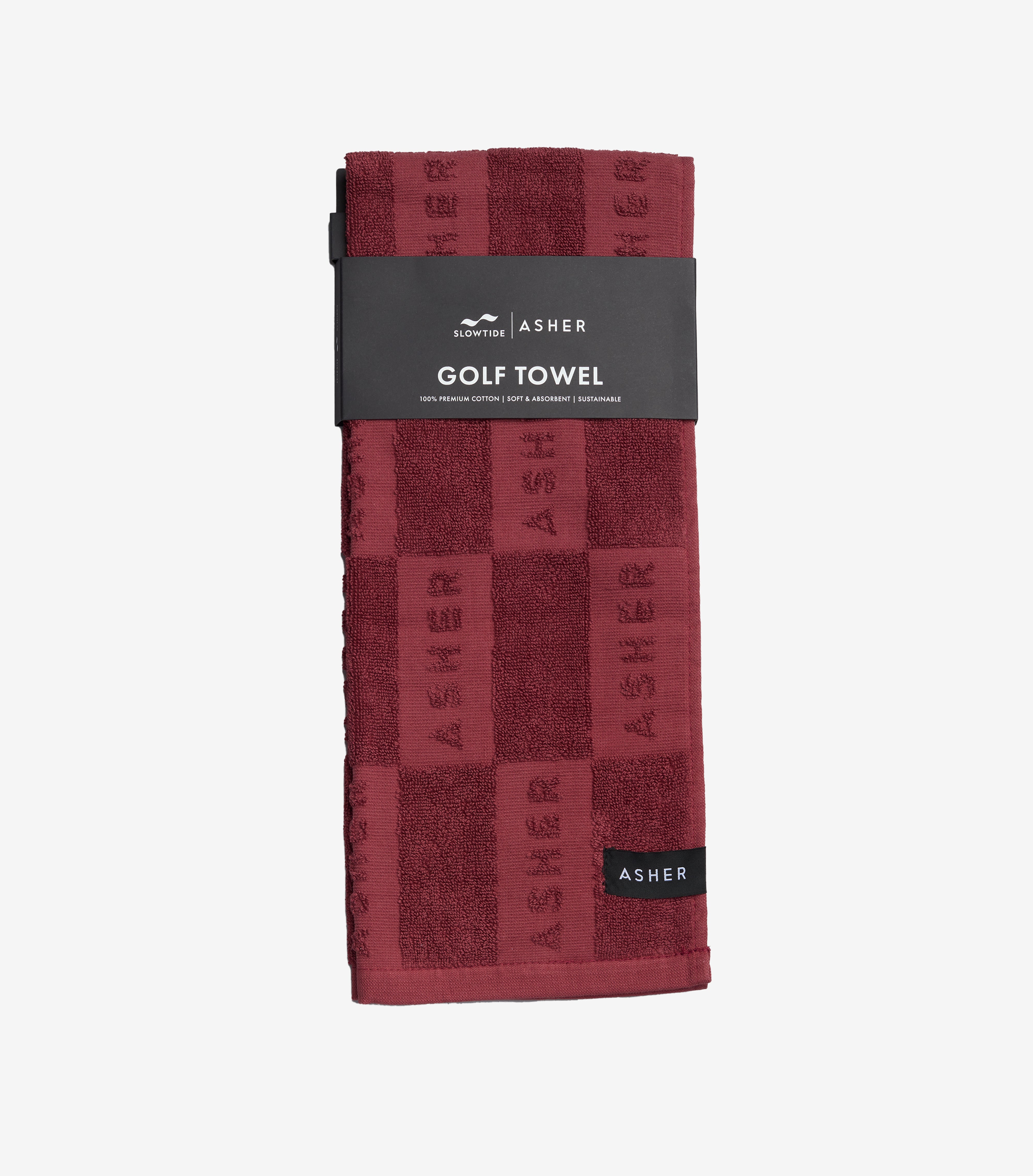 ASHER x Slowtide Oxblood Players Towel