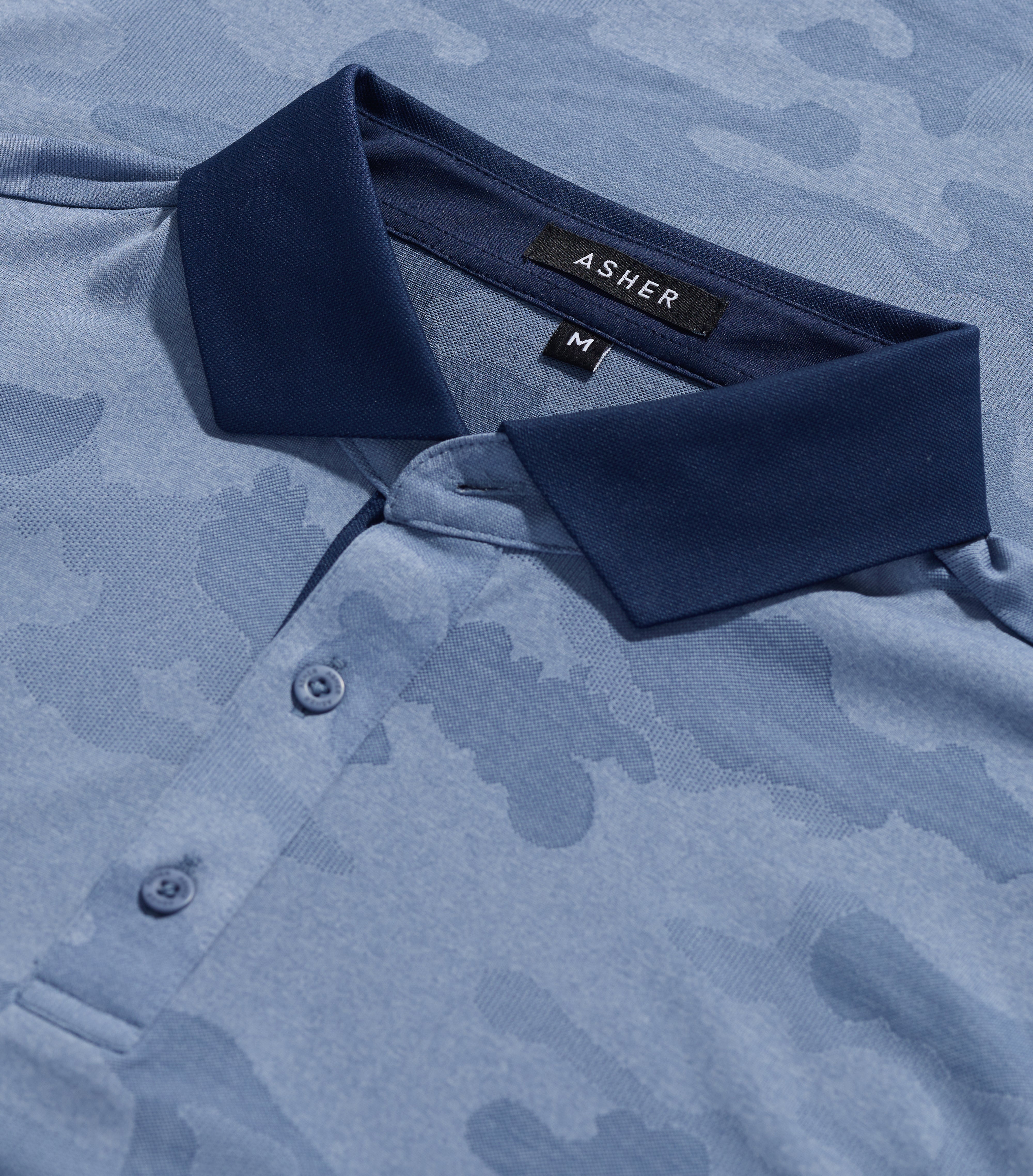 Jacquard Camo Polo