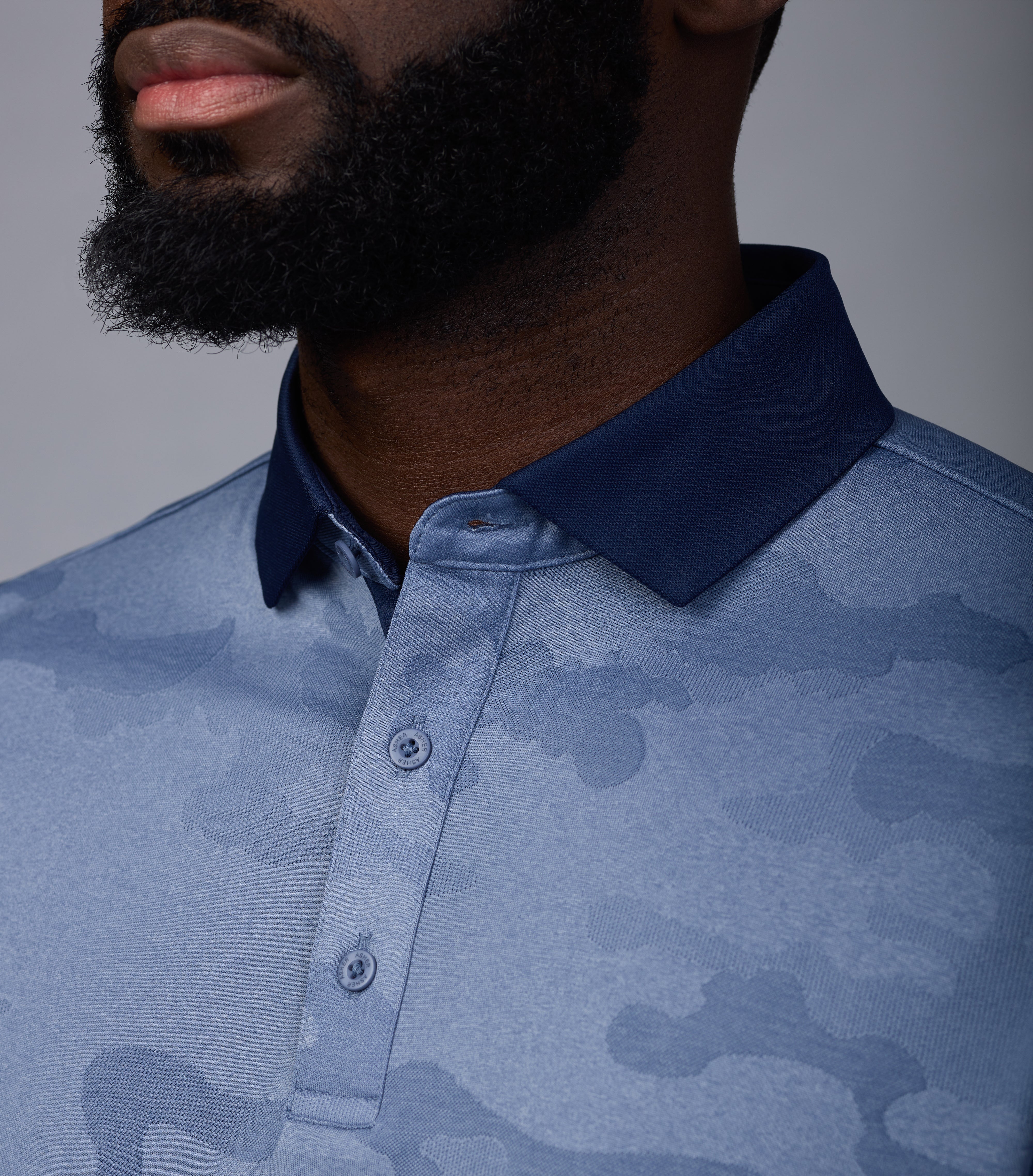 Jacquard Camo Polo