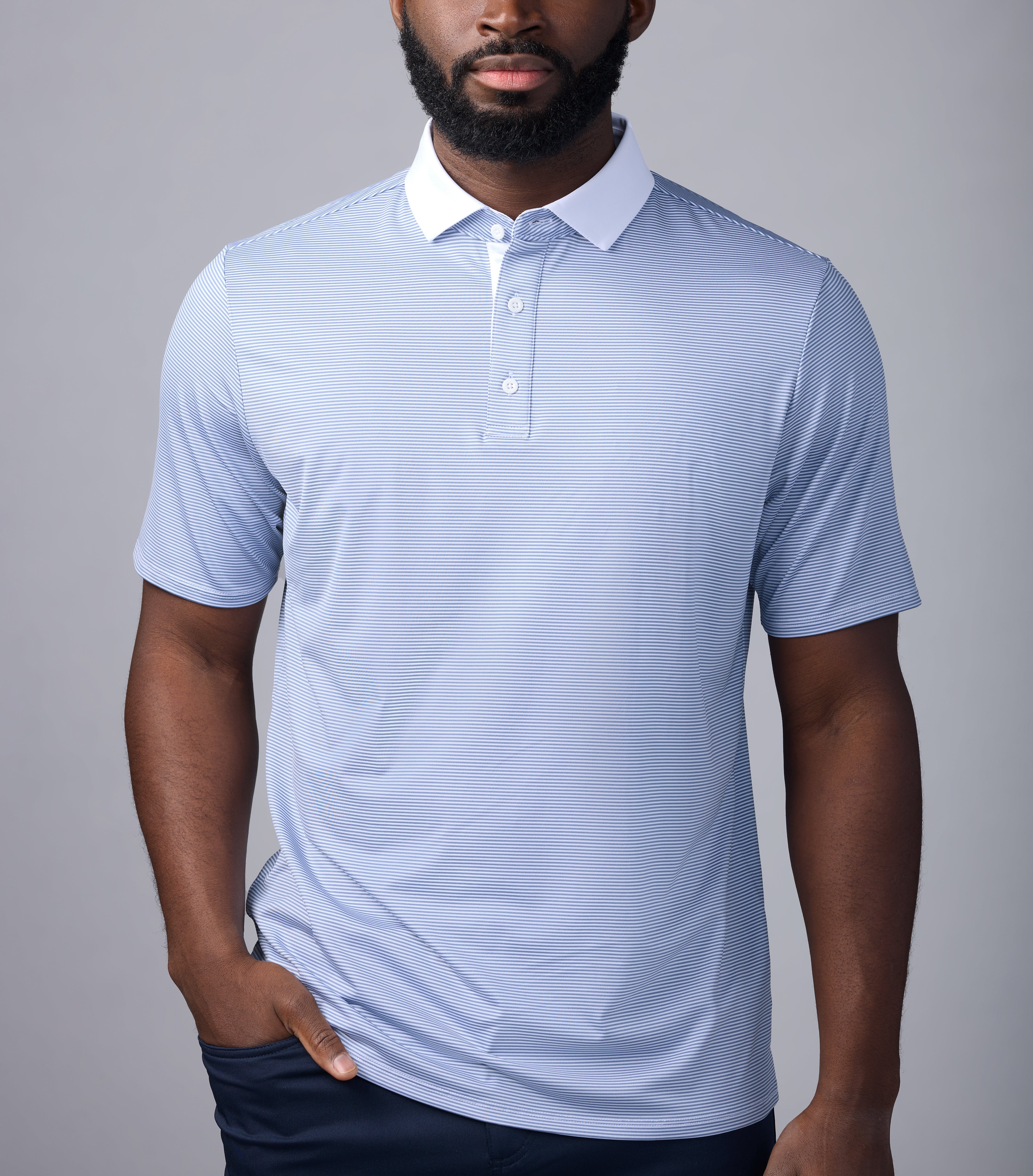 Jib Stripe Polo