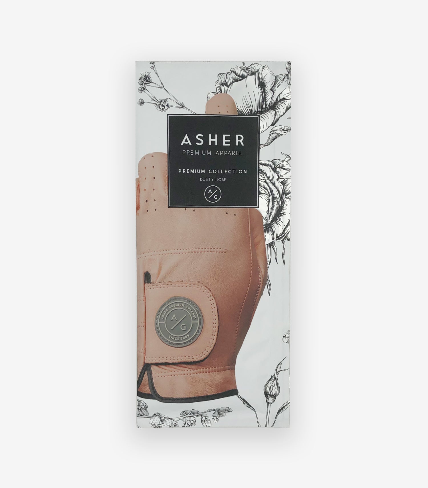 Women's Evergreen Dusty Rose Golf Glove