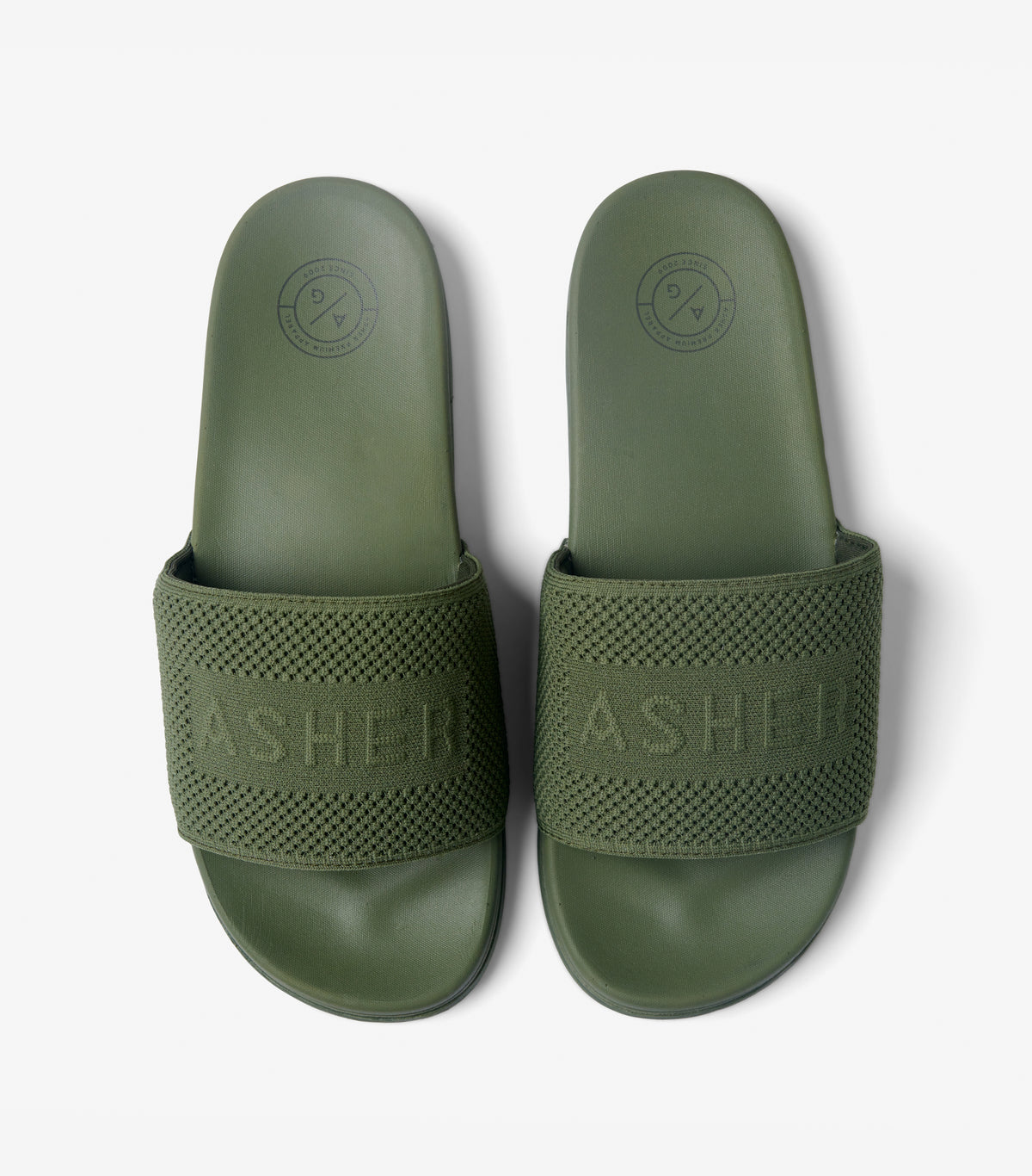 Asher Golf Mens Flight Deck Slides ASHER Golf | Flight Deck 2.0 - Speckled Grey main image 3