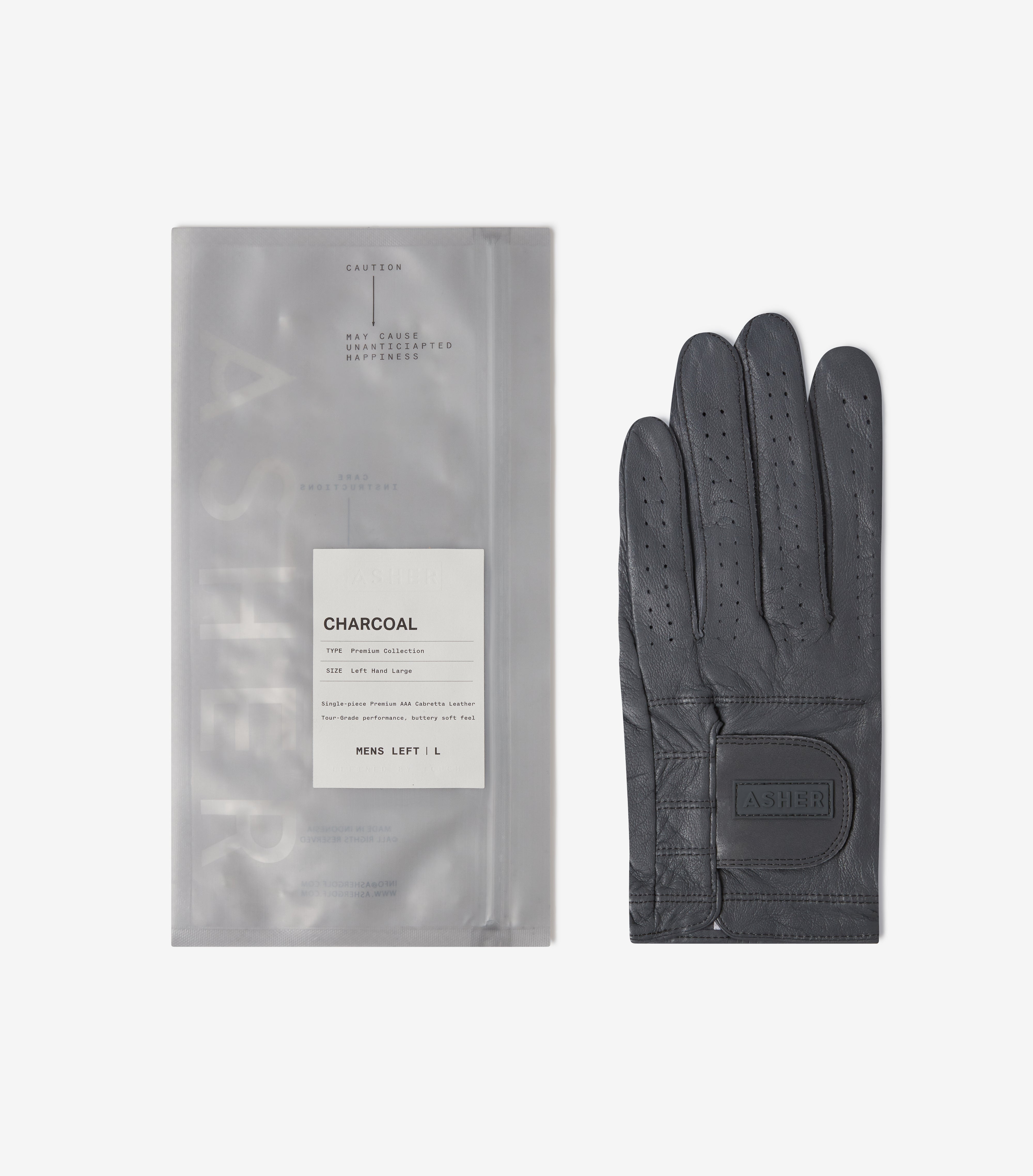Women's Major Golf Glove - Charcoal