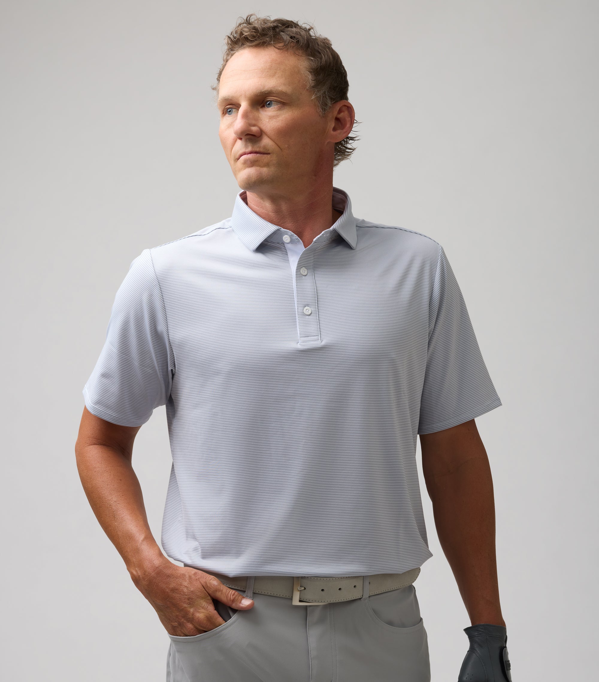 Full Jib Stripe Polo