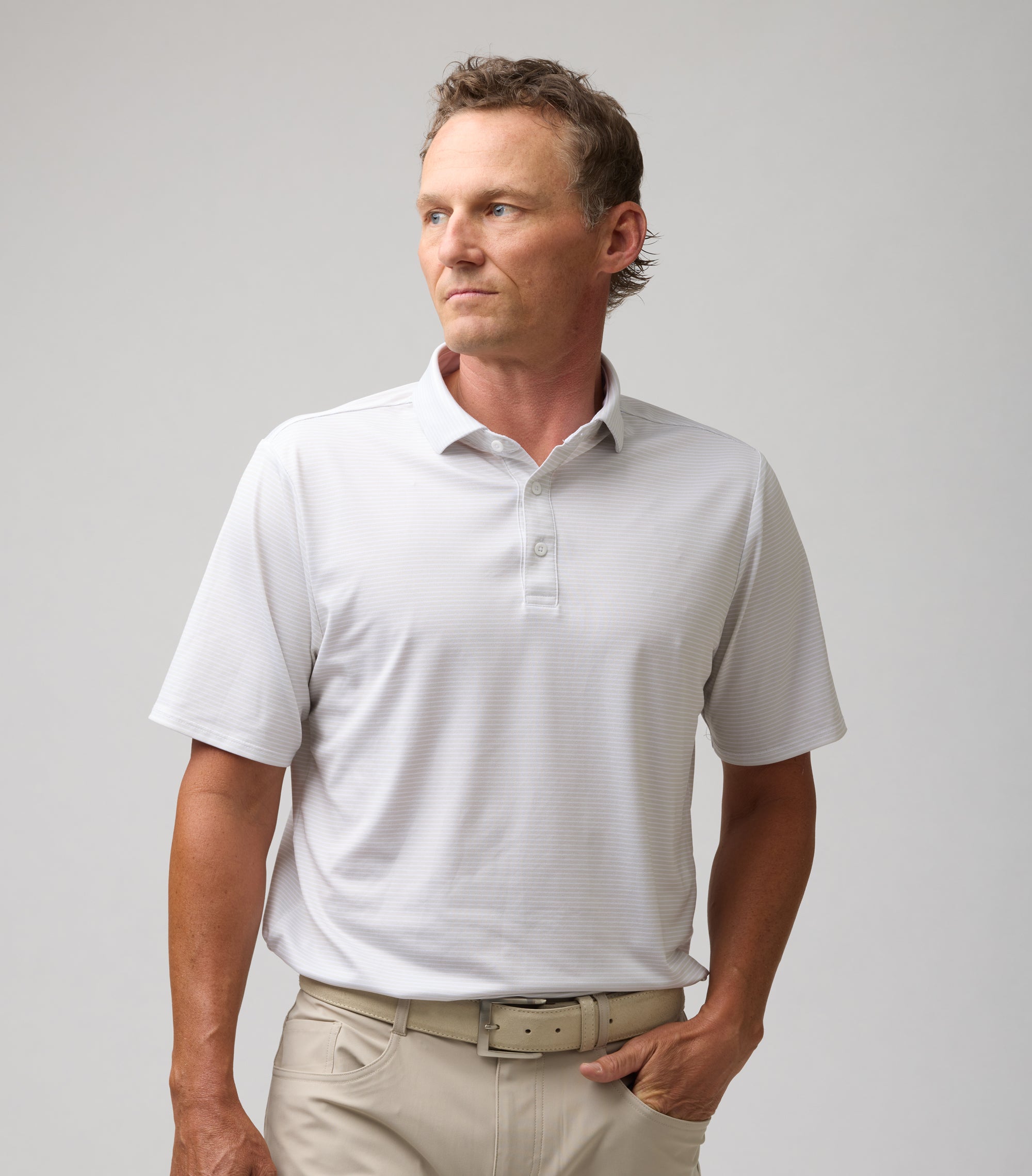 Track Stripe Polo