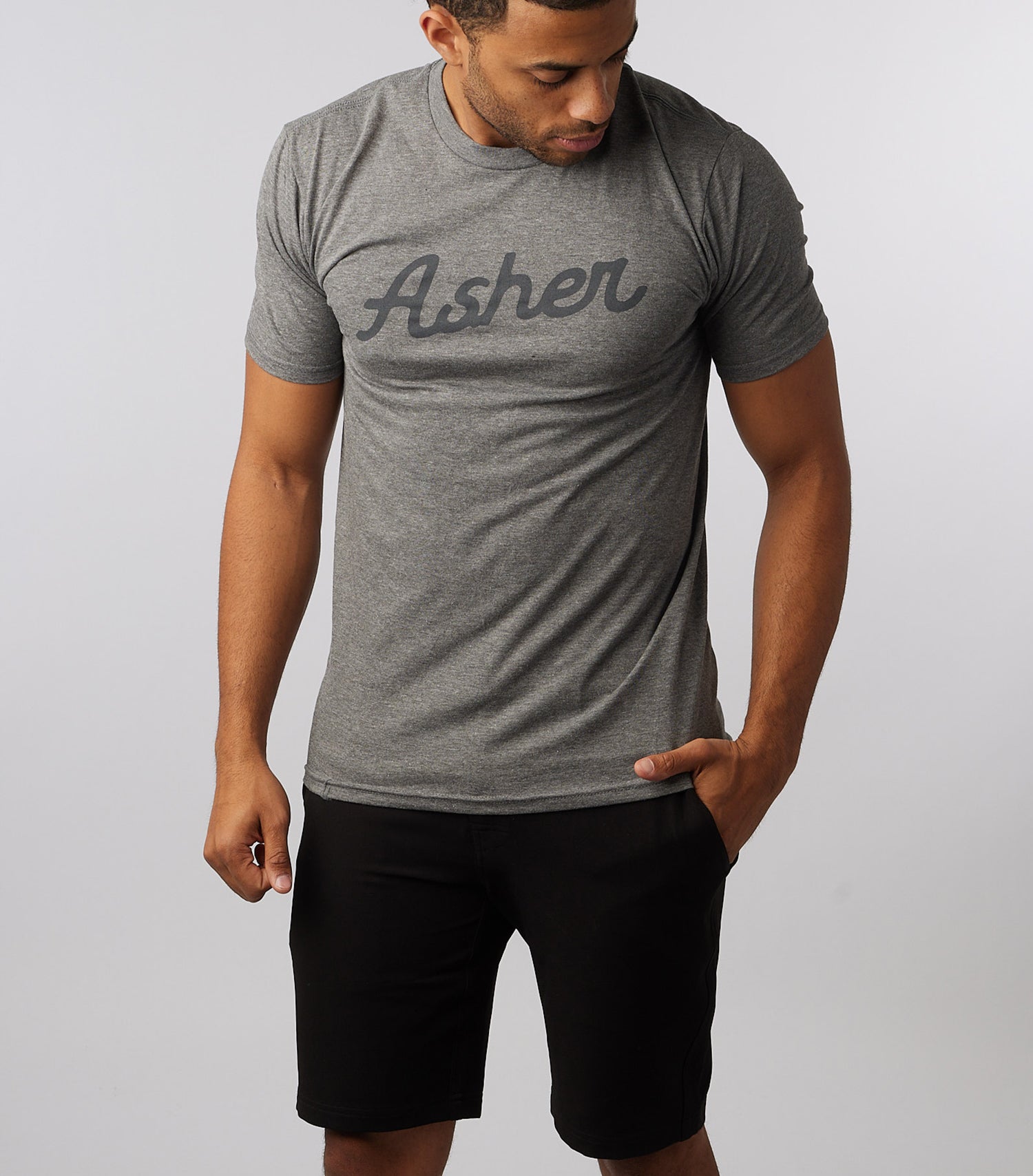 SS Script Tee - Greyscale